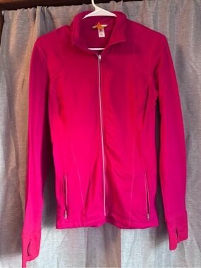 Lucy Hot Pink Full-Zip  Jacket size small